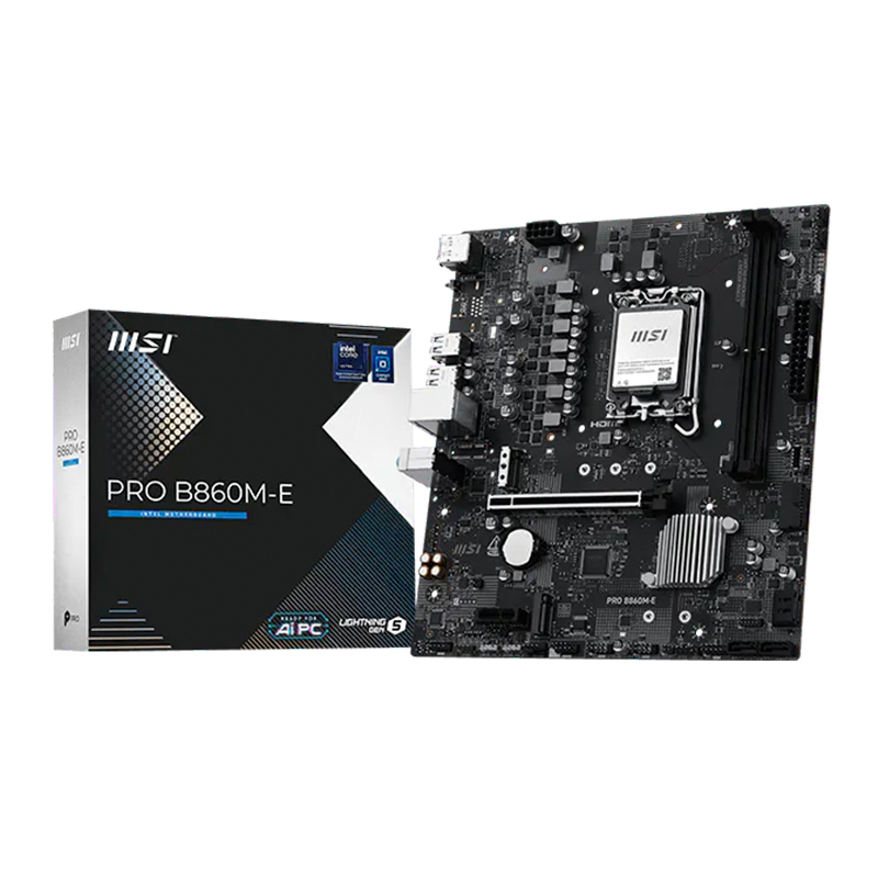 Motherboard MSI PRO B860M-E LGA1851 DDR5 mATX - Imagen 2