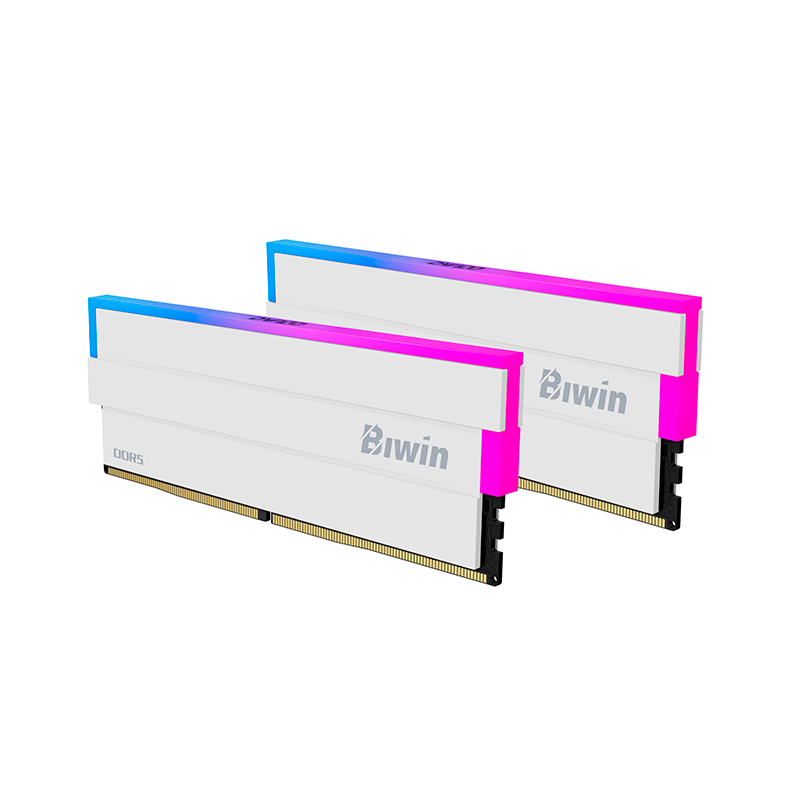 Kit 32GB (2x16GB) DDR5-6000 CL28 RGB BIWIN Black Opal DW100