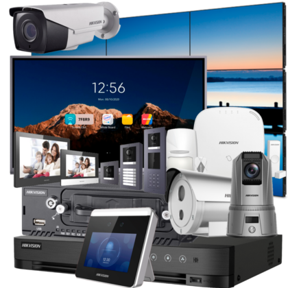 Sistema de monitoreo cuádruple Hikvision