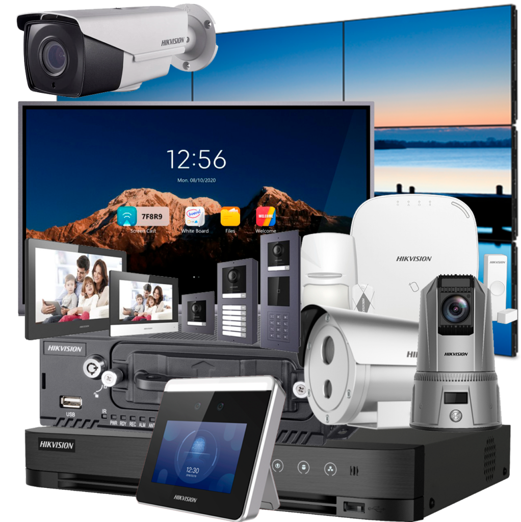 Sistema de monitoreo cuádruple Hikvision