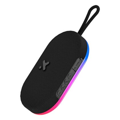 Xtech Altavoz Bluetooth 5W con LED y Base Magnética