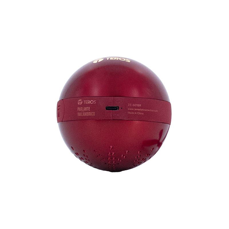 Parlante Inalámbrico Navideño TEROS TE-6018R Bluetooth 5.3 Rojo