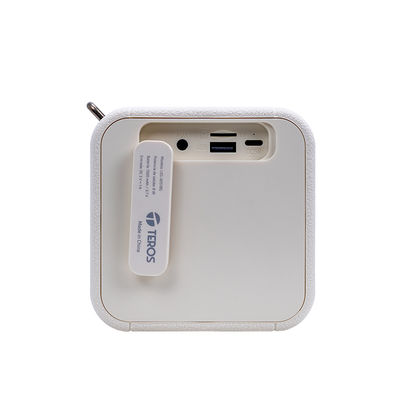 Parlante Inalámbrico TEROS Legacy 6051 8W BT 5.3 1500mAh Beige
