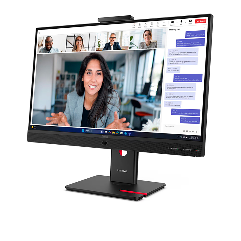 Monitor Lenovo ThinkVision T27QD-4v 27" QHD IPS USB-C 100W - Imagen 3