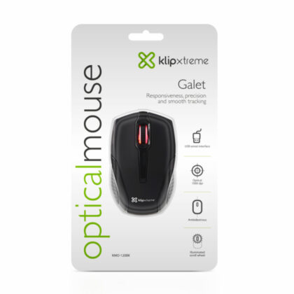 Klip Xtreme KMO-120BK Ratón Óptico USB