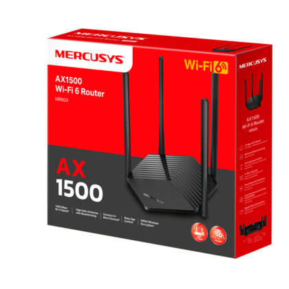 Mercusys MR60X V2 Router Wi-Fi 6 AX1500
