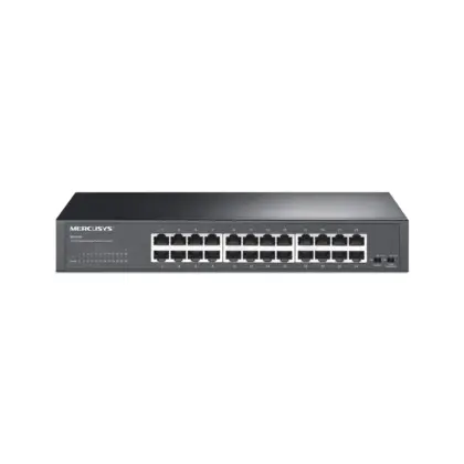 Switch MERCUSYS MS124GS 24 Puertos Gigabit, 48Gbps, Metálico