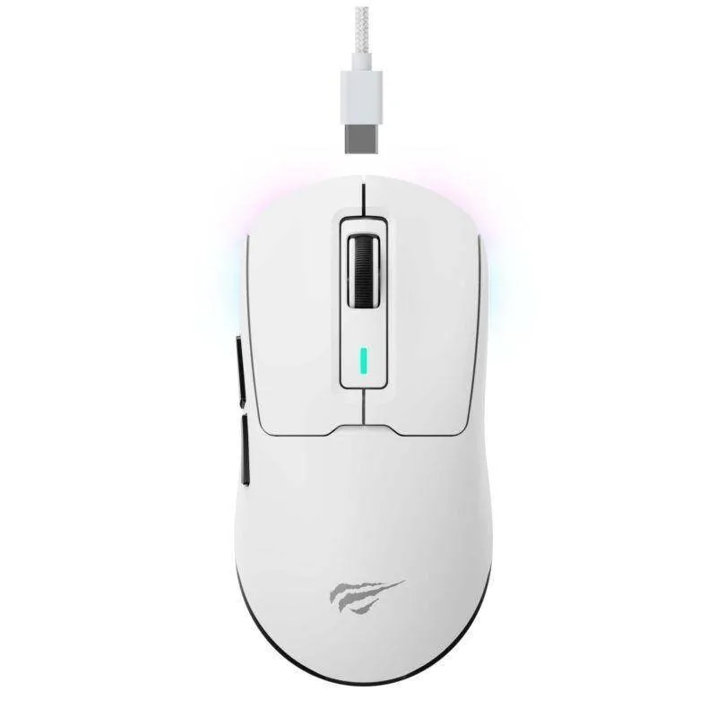 HAVIT MS969WB Ratón Gamer RGB Inalámbrico 2.4G/Bluetooth 5.1/USB 16000