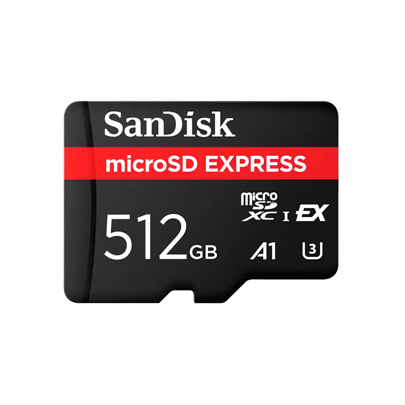 Memoria SanDisk microSD Express 512GB PCIe Gen 3 880MB/s
