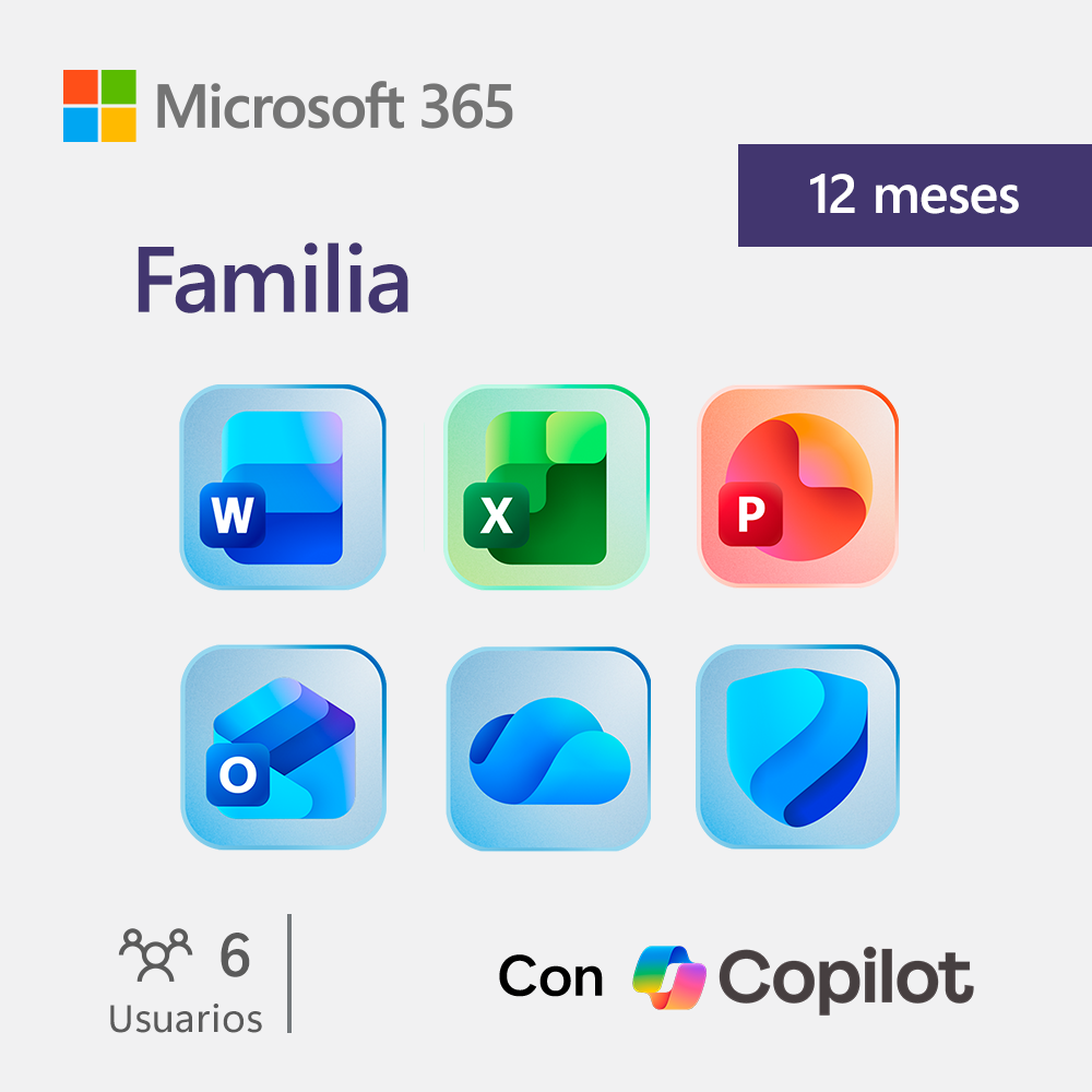 Microsoft 365 Familiar - 12 Meses (1-6 Usuarios) ESD - Imagen 3