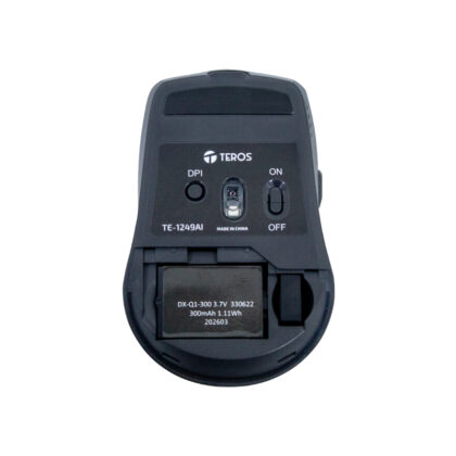 Mouse Inalámbrico Teros TE-1249AI 2.4GHz 8 Botones IA DPI 3200