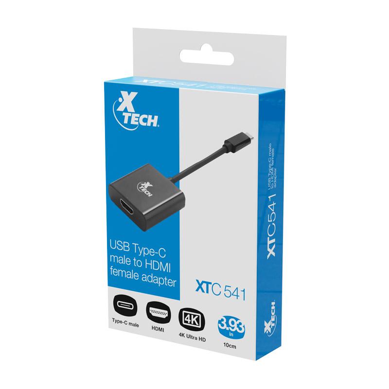 Xtech Adaptador HDMI USB-C Negro - Imagen 2