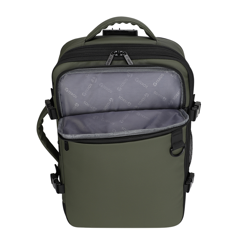 Mochila Teros City II TE-9040DG Verde para Notebook 15.6" - Imagen 8