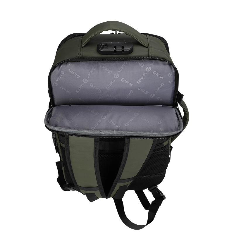 Mochila Teros City II TE-9040DG Verde para Notebook 15.6" - Imagen 9
