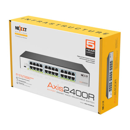 Switch PoE+ Nexxt 24 Puertos Gigabit