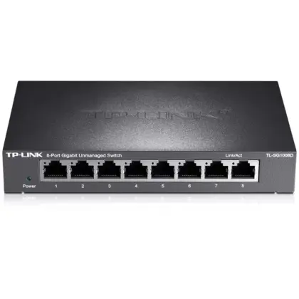 Switch Gigabit 8 Puertos TP-Link TL-SG1008D