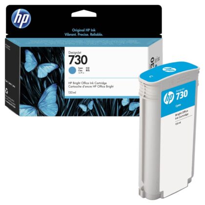 HP 730 Cartucho Cián 130 ml Original