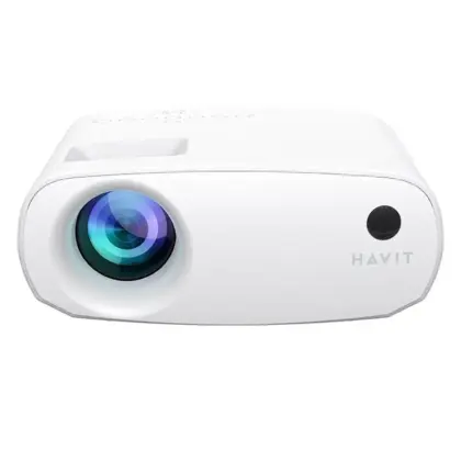 Mini Proyector Portátil HAVIT Blanco - HDMI, USB, AV