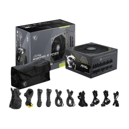 Fuente MSI MAG A1200GLS PCIE5 1200W 80+ Platinum Modular