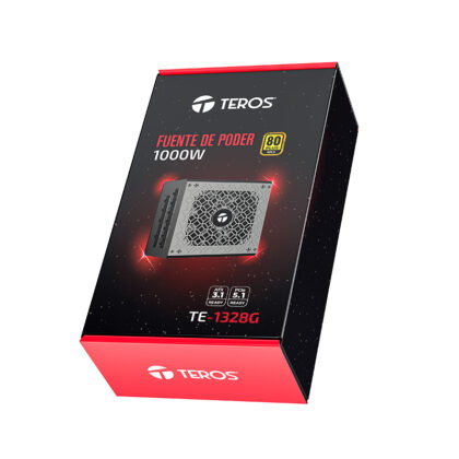 Fuente Gamer Teros TE-1328G 1000W 80+ Gold Modular Full
