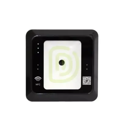Lector QR ZKTeco QR500-B con interfaz Wiegand para control de acceso