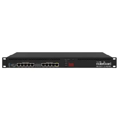 MikroTik RB3011UIAS-RM Router Gigabit 10 Puertos + SFP, Dual Core, 1GB