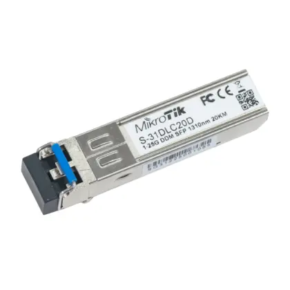 MikroTik S-31DLC20D Módulo SFP 1.25G SM 20km 1310nm