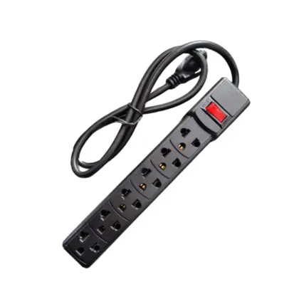 SMARTBITT Supresor de Picos 6 Tomas 180J 15A/220V con Interruptor Rese