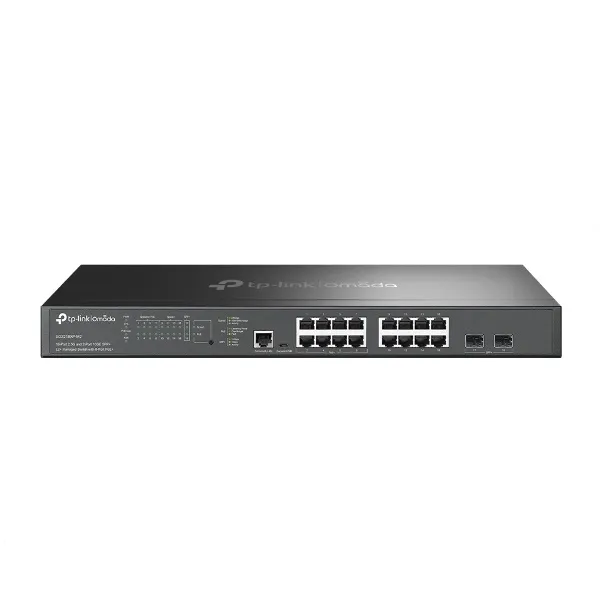 Switch Omada L2+ 16 Puertos 2.5G PoE+ 240W, 2 SFP+ 10G