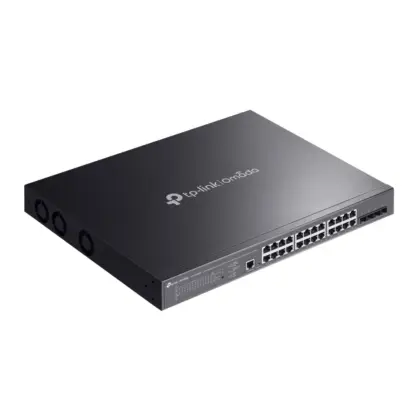 Switch Omada L2+ 24 Puertos Gigabit PoE+ 500W 4 SFP+ 10G