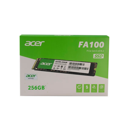 Disco SSD Acer FA100 256GB M.2 NVMe PCIe 3.0