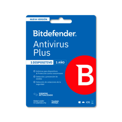 Bitdefender Antivirus Plus 1 año 1 dispositivo