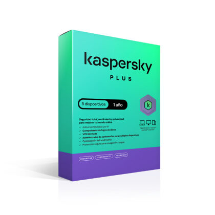 Kaspersky Plus 5 PCs 1 Año Antivirus + VPN