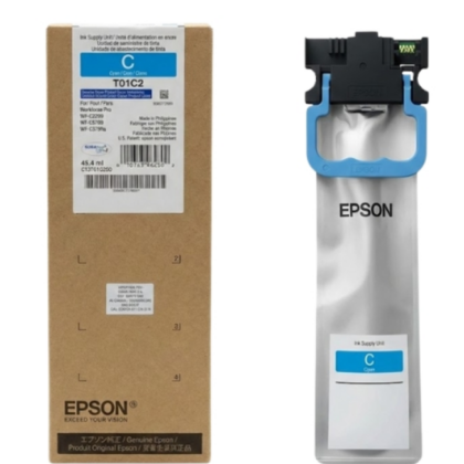 Epson T01C Bolsa Tinta Cyan Original para Impresoras