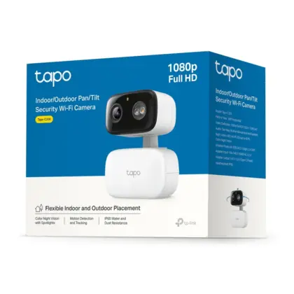 Tapo C206 Cámara WiFi Interior/Exterior 2MP Full HD 360° Visión Noctur