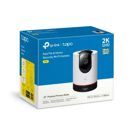 Tapo C225 Cámara Interior WiFi 2K QHD 4MP con Pan/Tilt 360°, Visión No