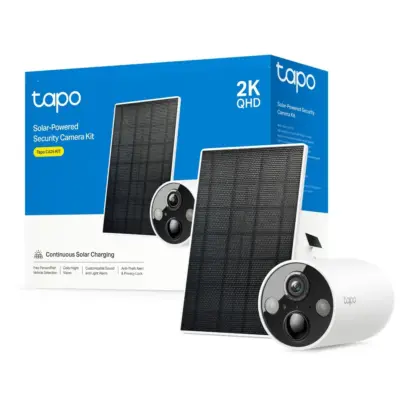 TP-Link Tapo C425 Kit Cámara Exterior WiFi 2K QHD + Panel Solar