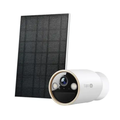 Tapo C460 Kit Cámara Exterior 4K + Panel Solar WiFi Dual Band
