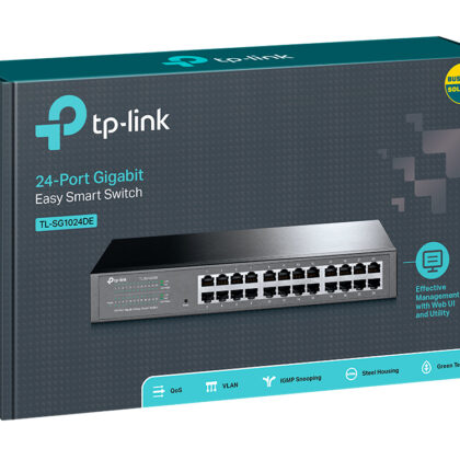 Switch TP-Link 24 Puertos Gigabit PoE