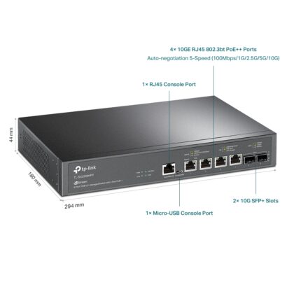 TP-Link JetStream Switch 10G PoE++ Gestionado