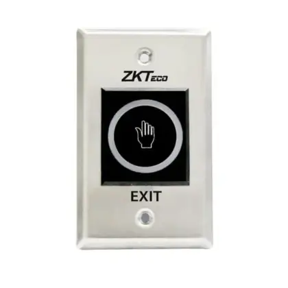 Botón de Salida Sin Contacto ZKTeco TLEB102 - Sensor Infrarrojo IP55