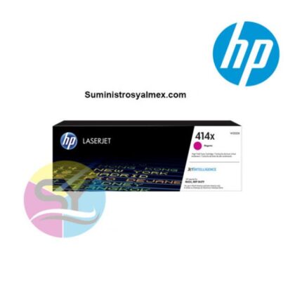 HP 414X Tóner Magenta Alto Rendimiento