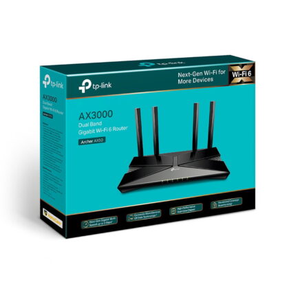 Router TP-Link AX3000 Dual-Band WiFi 6