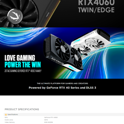 Zotac GeForce RTX 5050 Twin Edge