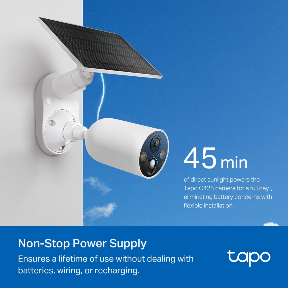TP-Link Tapo C425 Kit Cámara Solar - Imagen 2