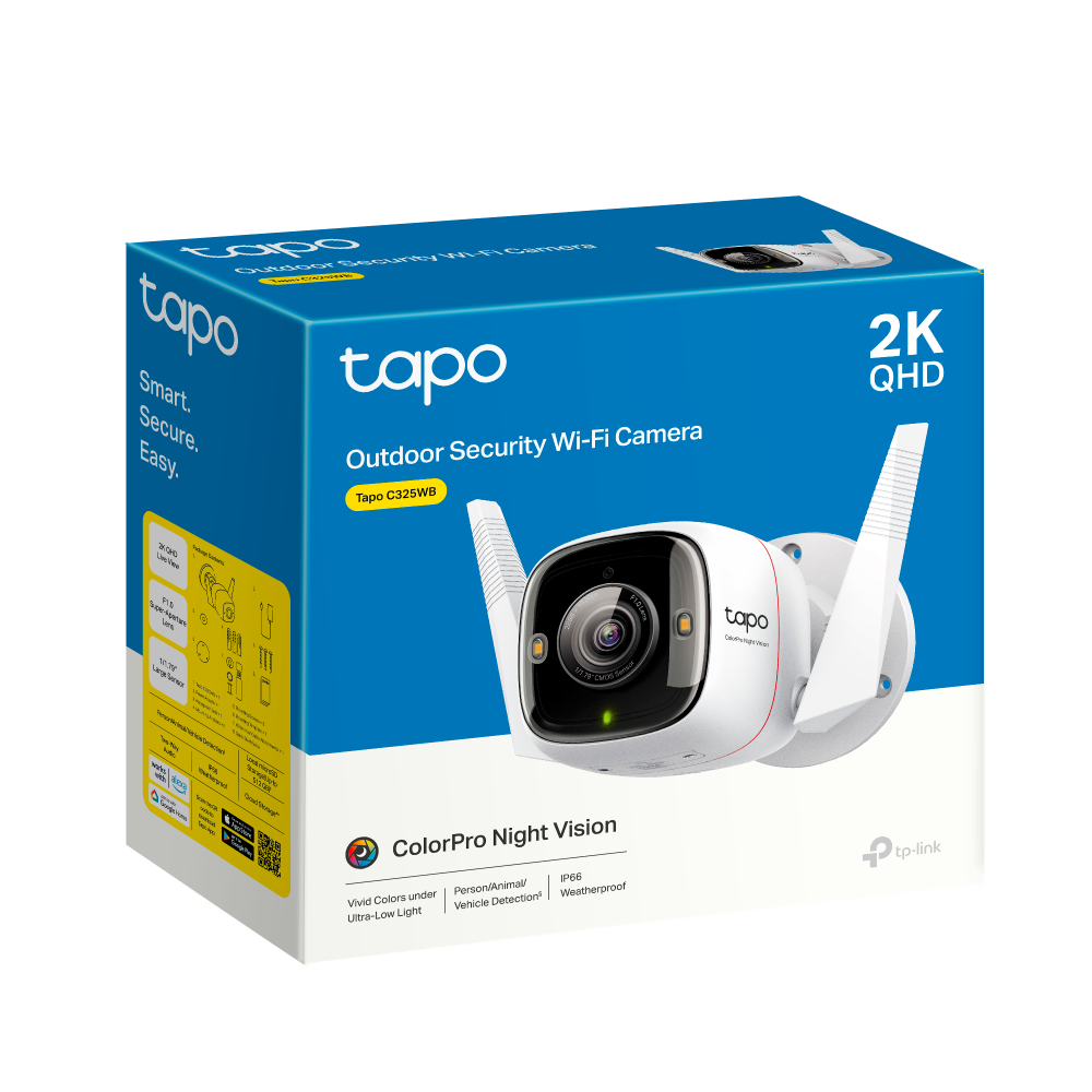 Tapo C325WB V1 Cámara Bala Exterior 2K