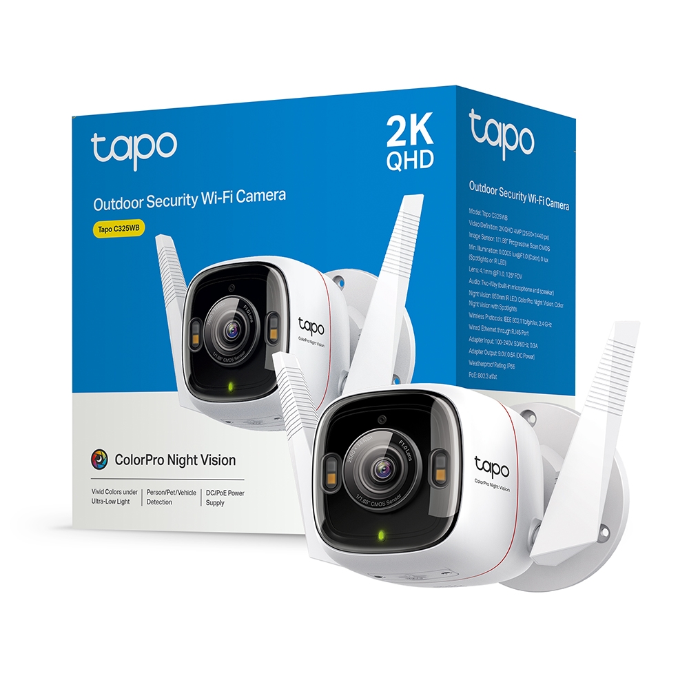Tapo C325WB V1 Cámara Bala Exterior 2K - Imagen 2