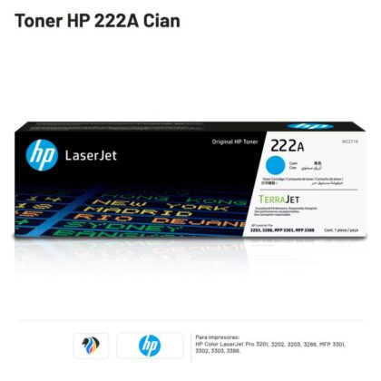 HP 222A Tóner Cian Original