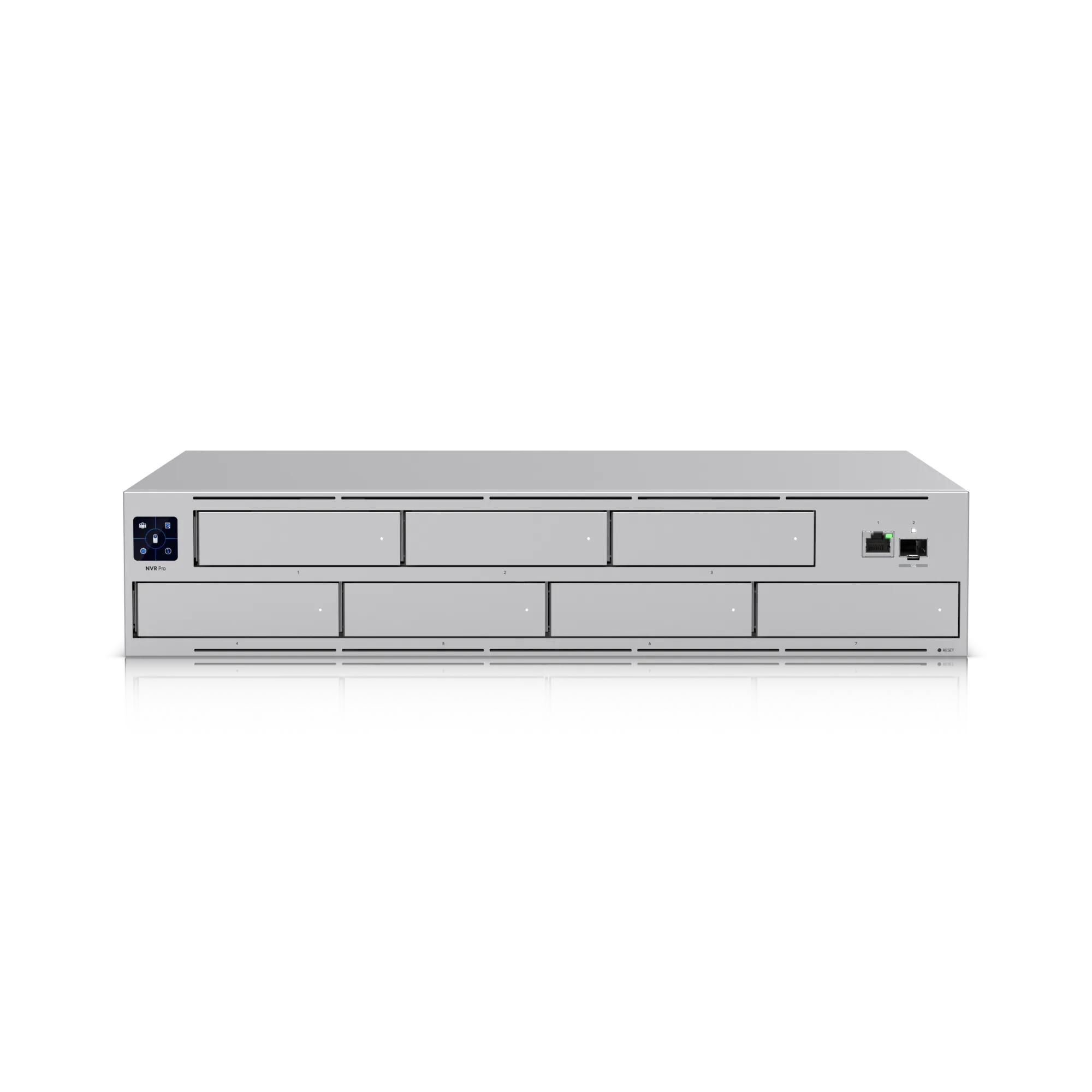 Ubiquiti UNVR-PRO NVR 70 Canales 4K 7 Bahías HDD 10G SFP+