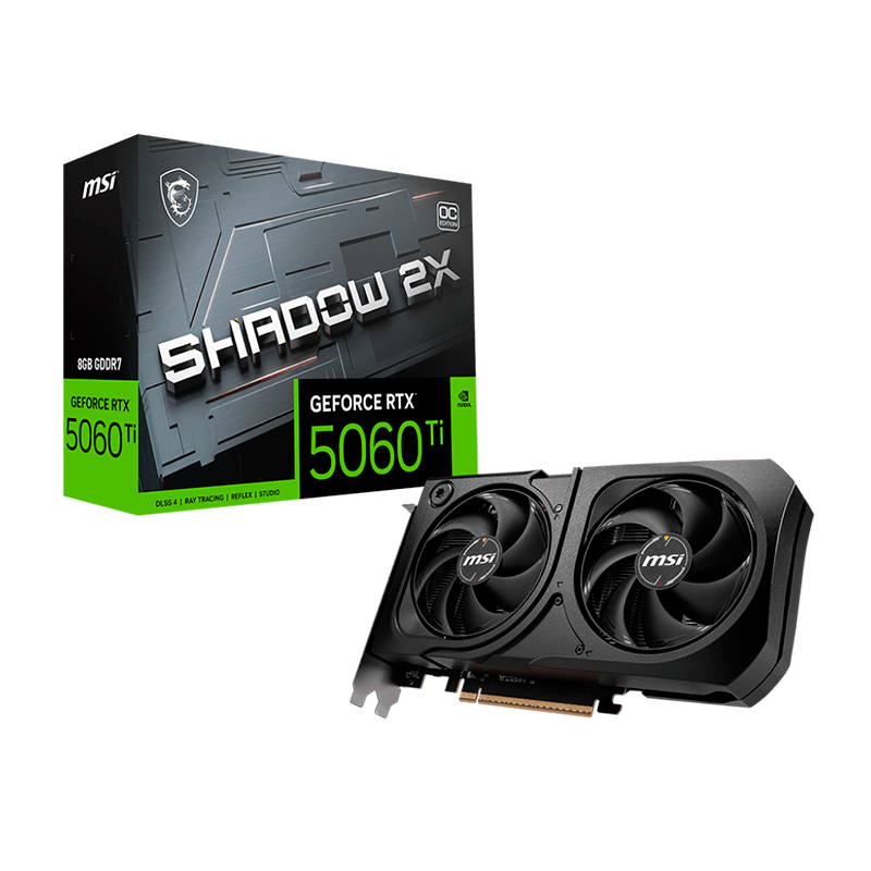 MSI GeForce RTX 5060 Ti Shadow 8GB GDDR7 OC - Imagen 2